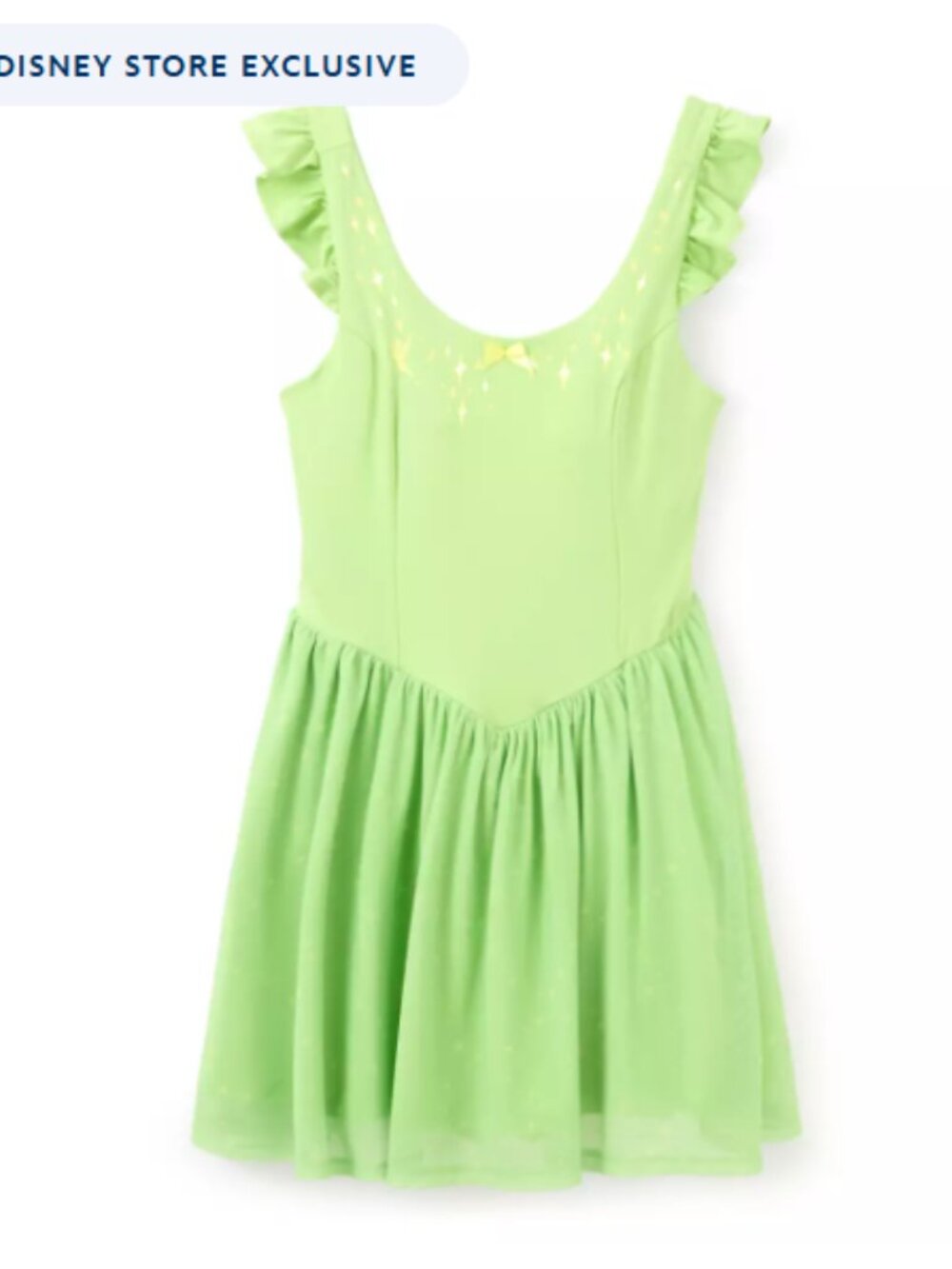 Her Universe Disney Tinker Bell Athletic Dress Green